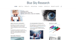 Desktop Screenshot of blueskyresearch.com